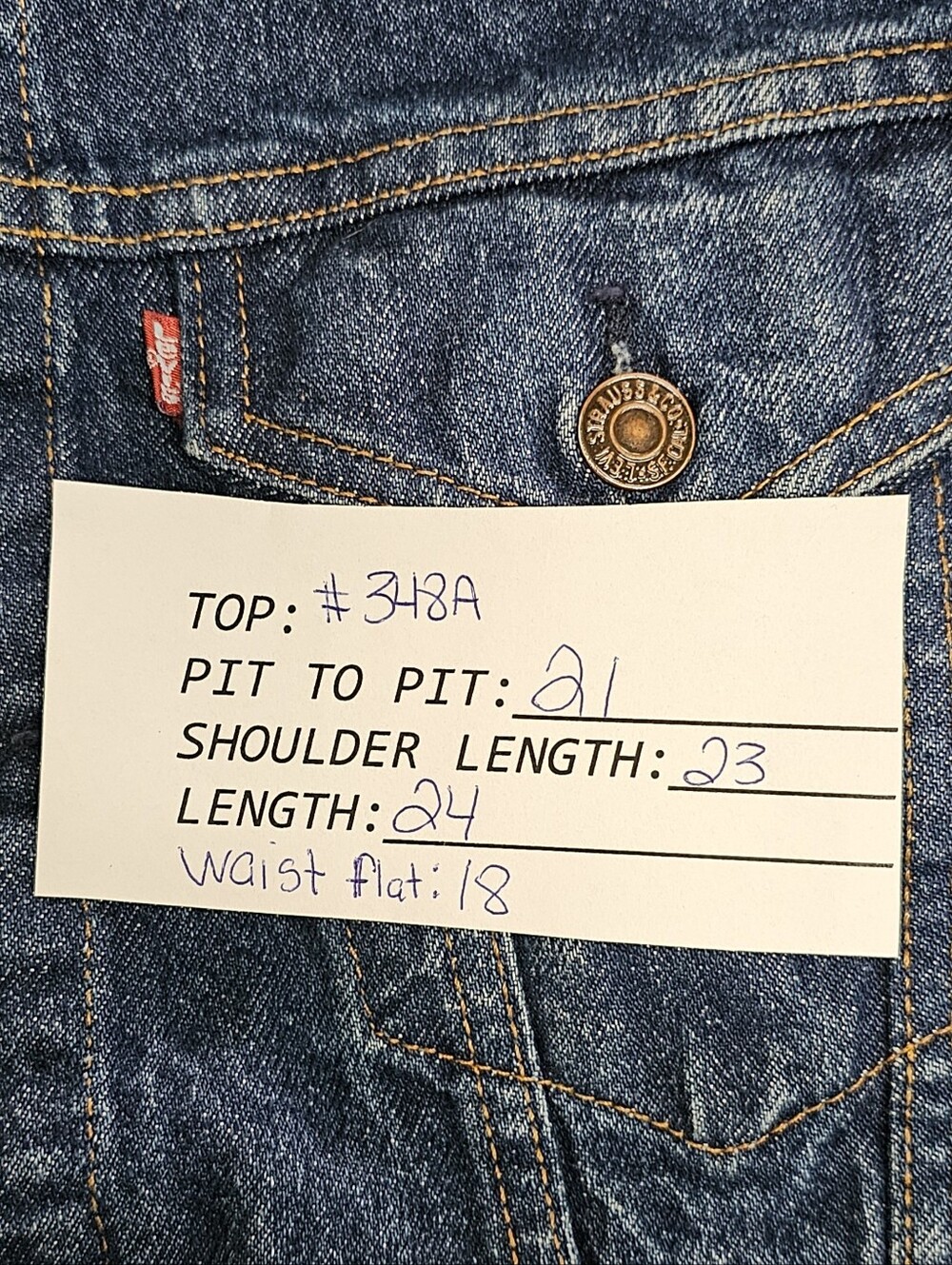 Vintage Levi's 70506-0216 Denim Trucker Jacket Men's Size 40R  Made In USA 80s - Picture 4 of 16
